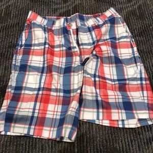 USA colored golf shorts